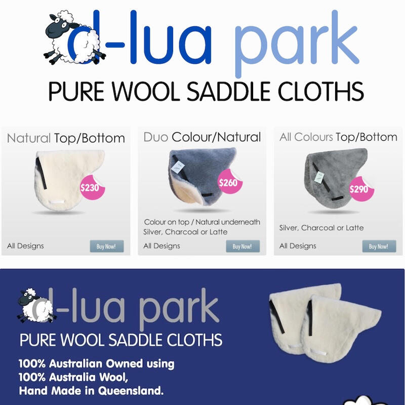 D-Lua Park Pure Wool Saddle Cloths